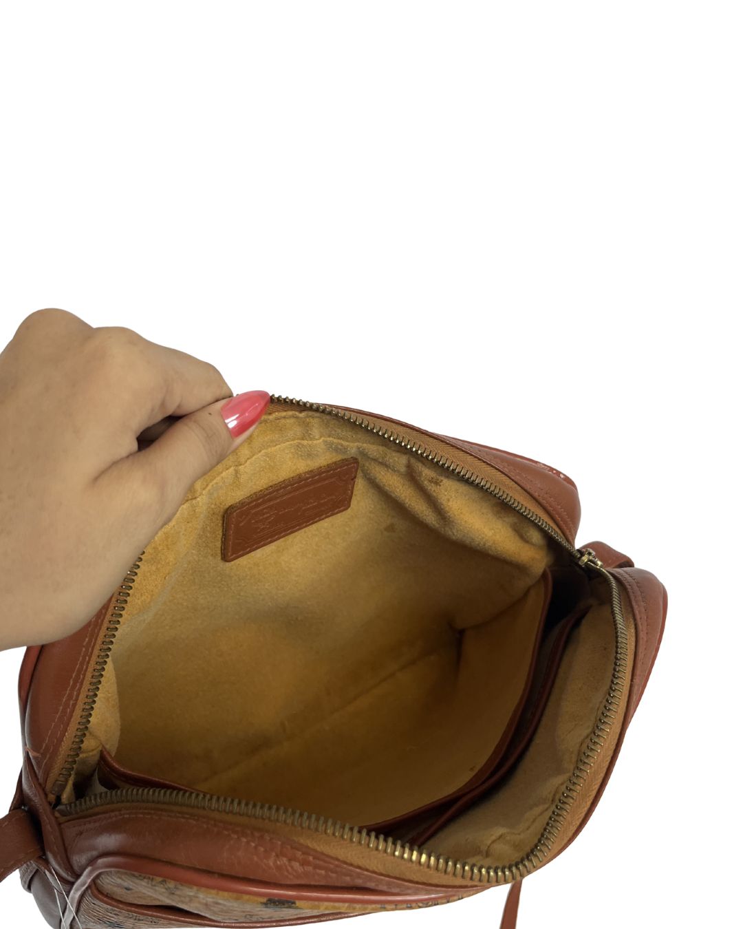 MCM Vintage Visetos Monogram Crossbody Bag