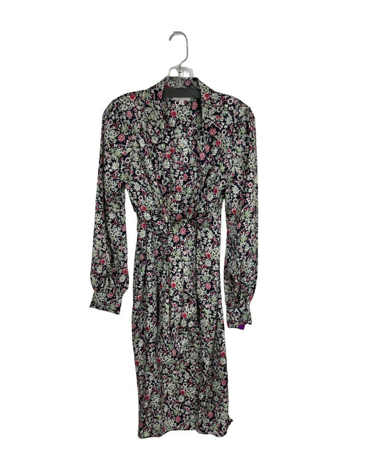 CINQ A SEPT Floral Midi Dress (Size 10)