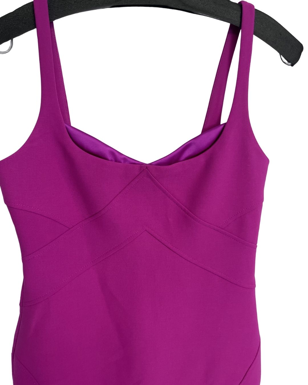 CINQ A SEPT Mies Midi Hot Pink Dress (Size 6)