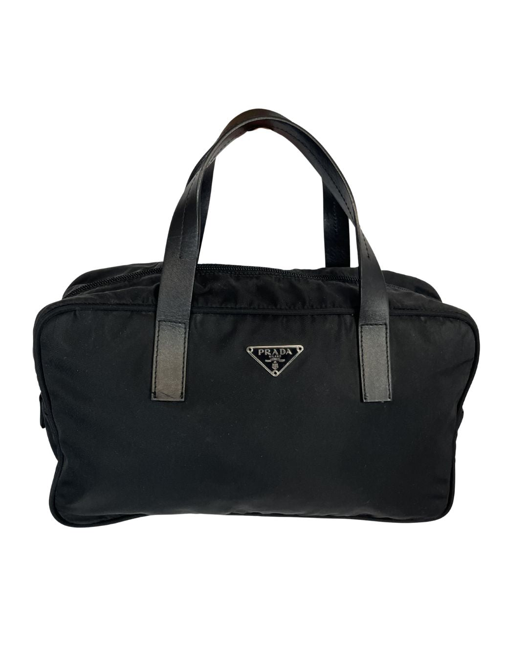 PRADA Tessuto Black Nylon Handbag