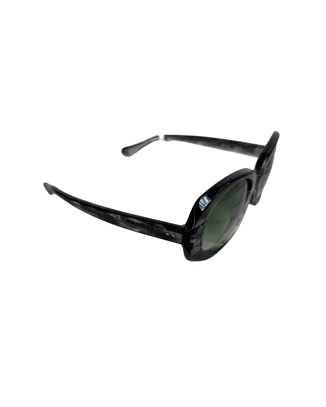 OLIVER GOLDSMITH Green Round Sunglasses