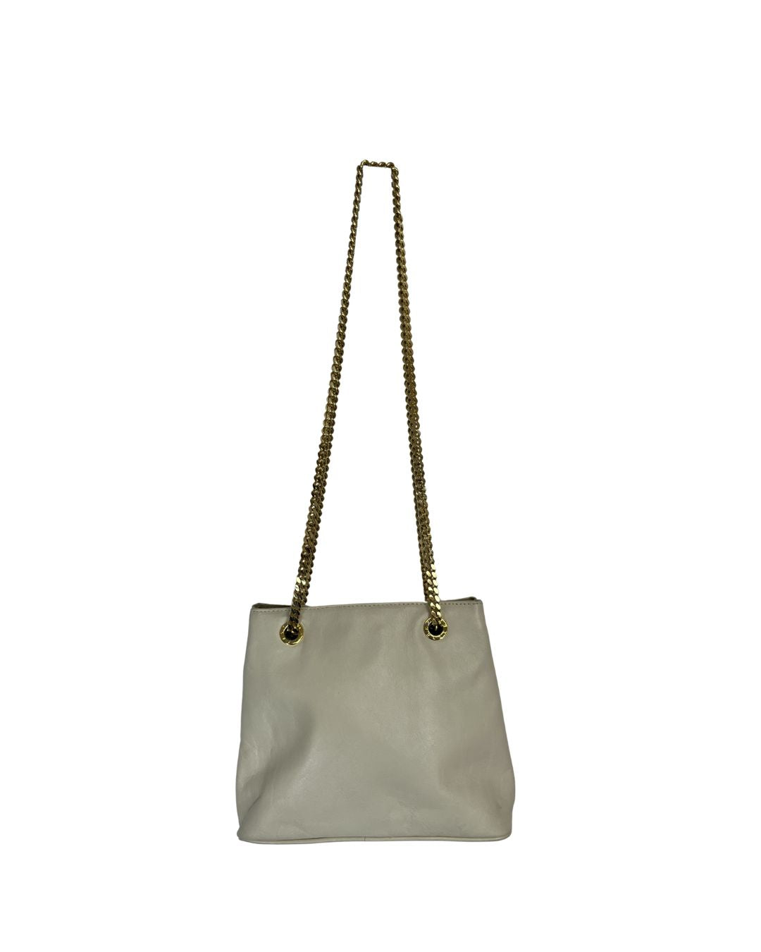 PALSMA PICASSO Ivory Leather Shoulder Bag