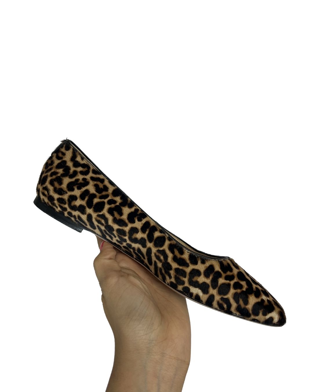 JIMMY CHOO Leopard Print Ballet Flats (Size 6.5)