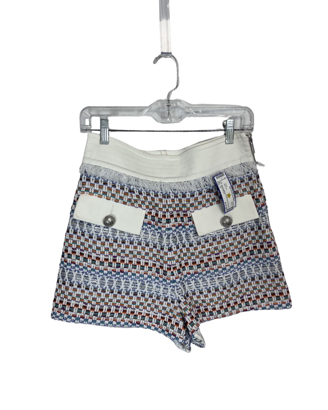RAMY BROOK Tweed Multi-Color Shorts (Size 6)