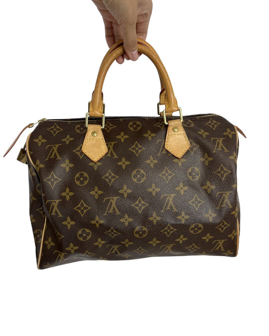 LOUIS VUITTON Monogram Speedy 30 Handbag