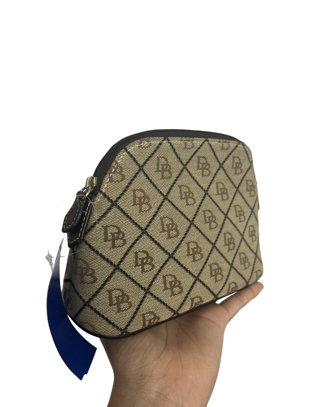 DOONEY & BOURKE Signature Monogram Canvas Pouch