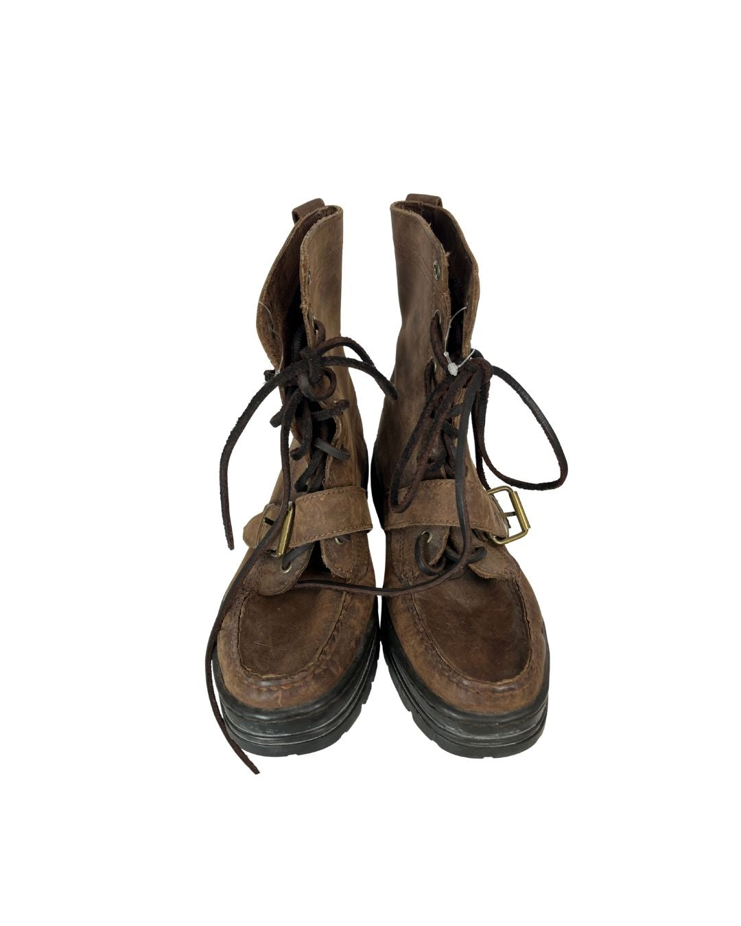 RALPH LAUREN Polo Ranger Brown Leather Boots (US 7.5)