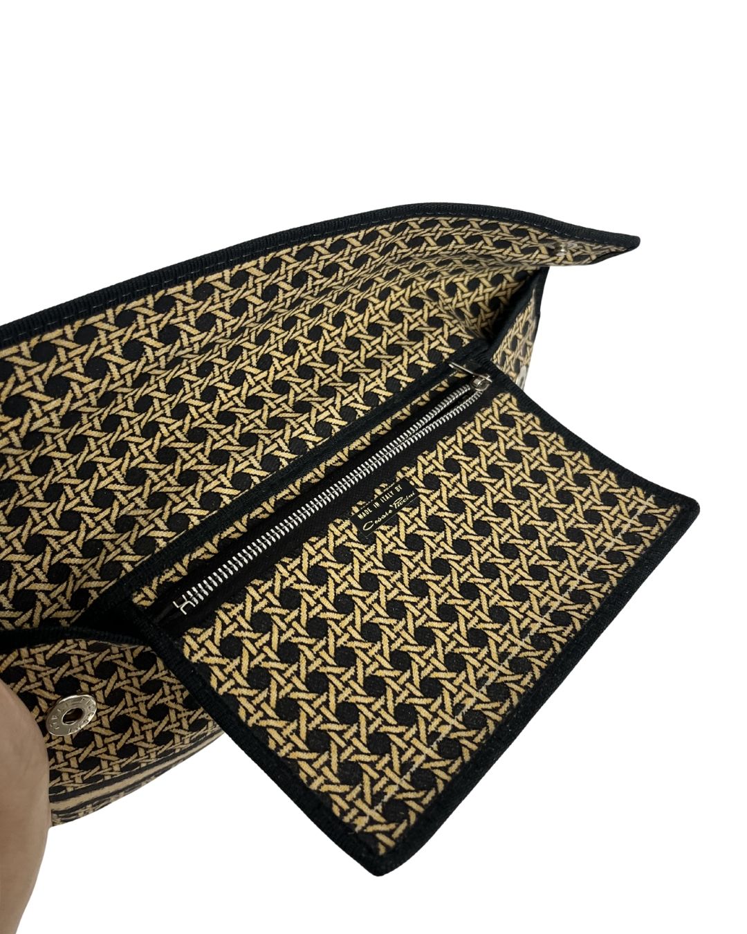 CESARE PICCINI Vintage Tan Wallet Clutch