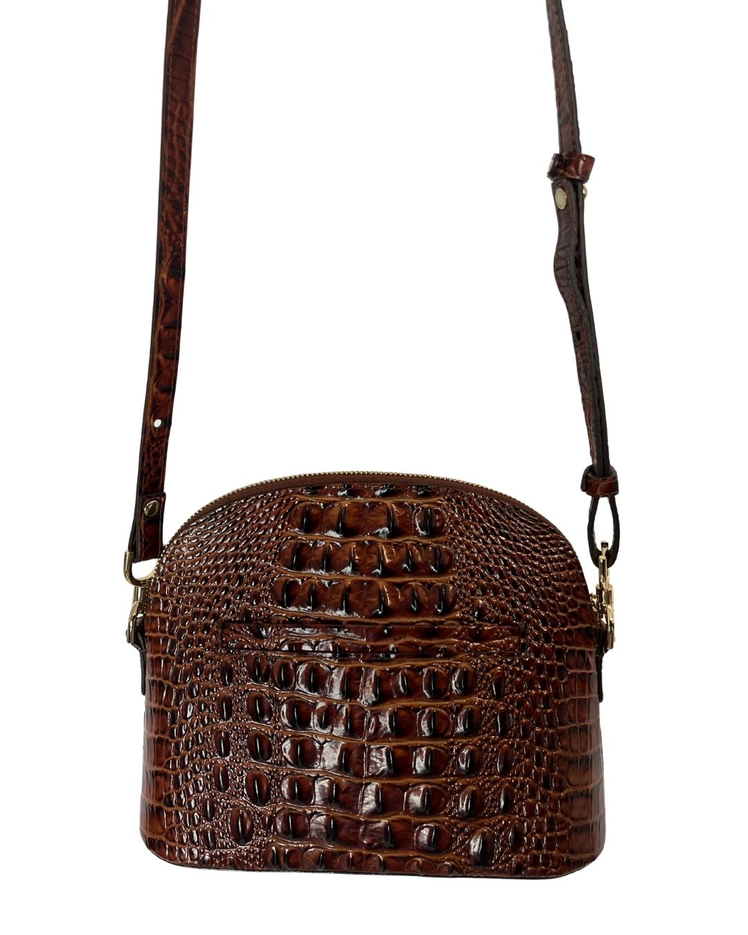 BRAHMIN Pecan Melbourne Small Georgina Crossbody Purse