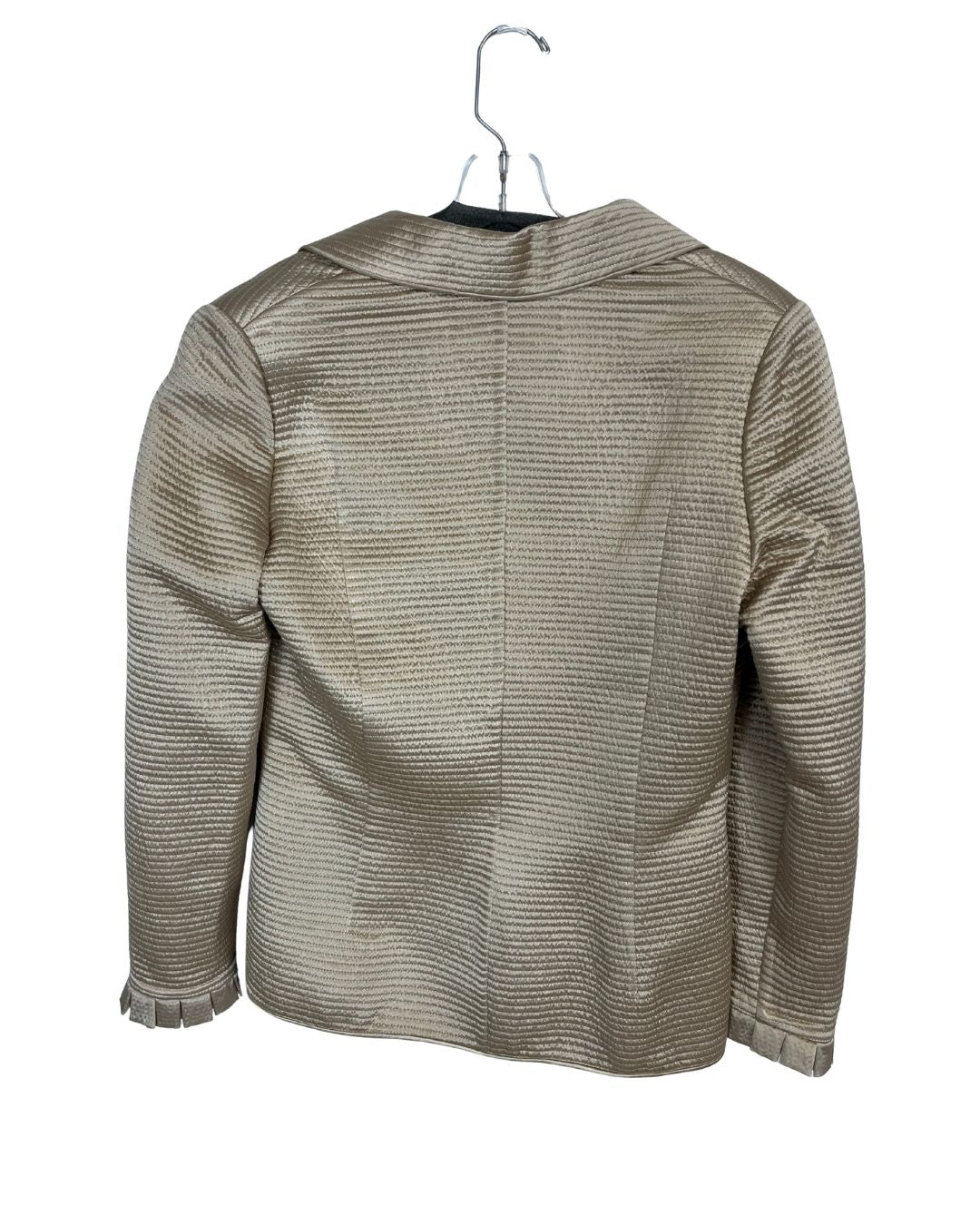 AURORA 3-Piece Gold Jacket/Tank/Capris Set (Size S)