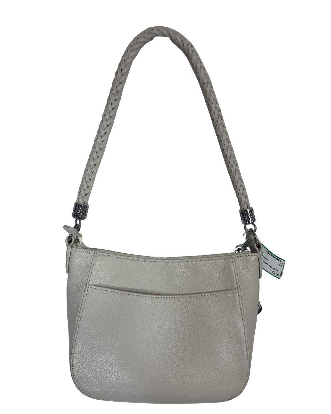 BRIGHTON White Leather Shoulder Bag