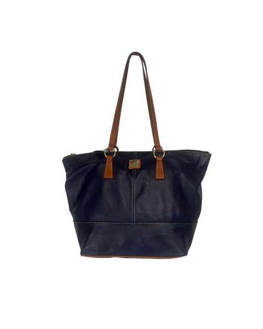Dooney & Bourke Navy Leather Tote