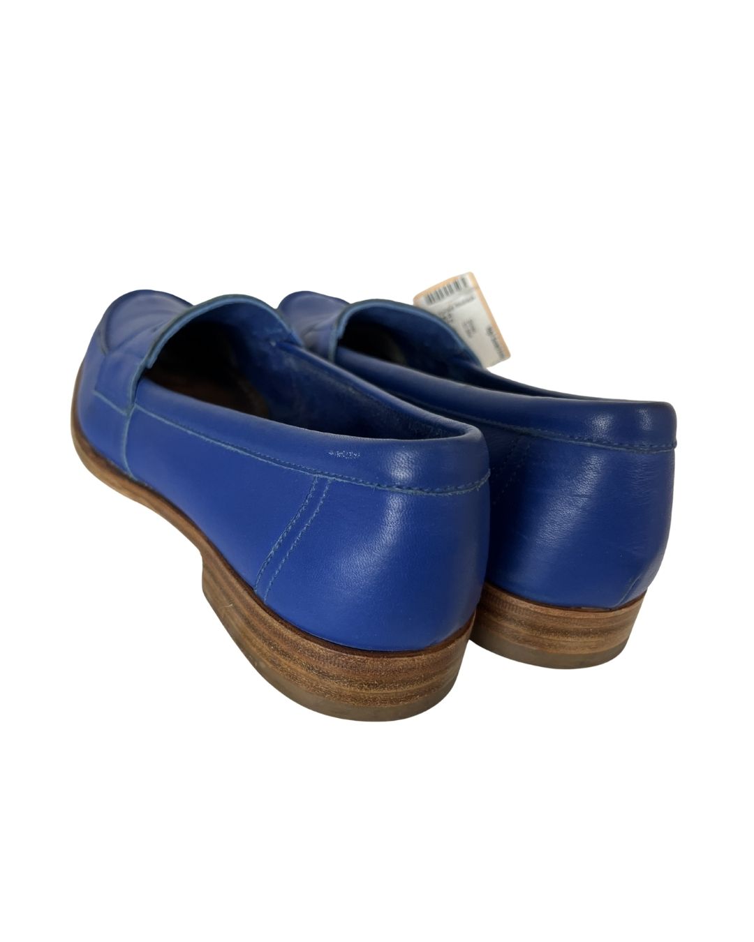 PRADA Vintage Blue Leather Loafers (Size10)