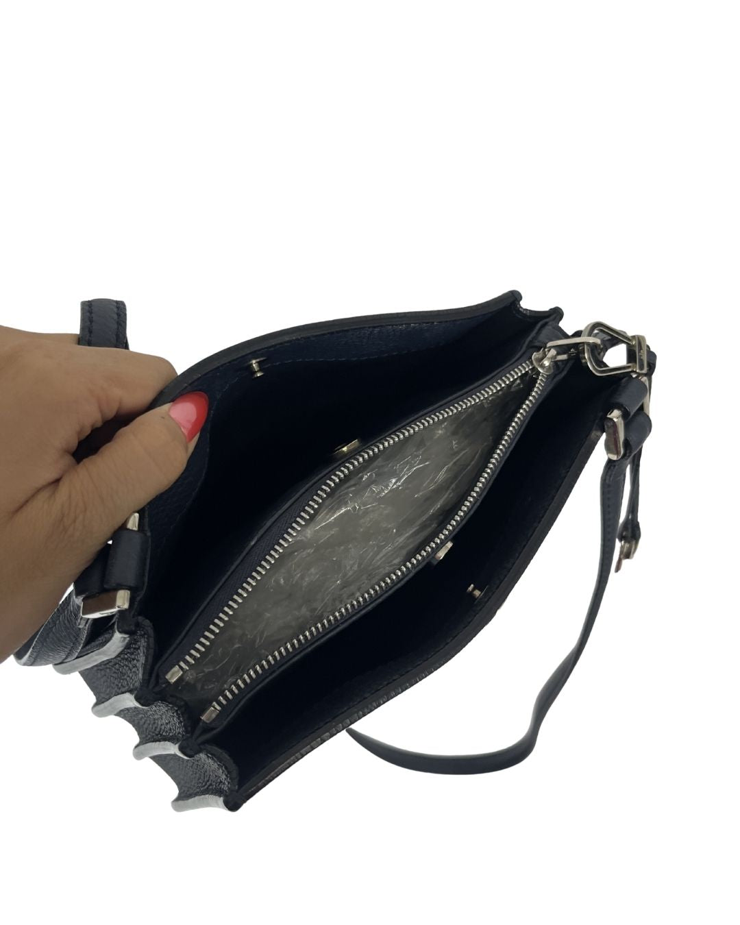 【極美品】Loro Piana ミルキーウェイ ピッコラ ネイビー シボ革 LORO PIANA Milky Way Odessa Navy Blue Shoulder Bag – High Society