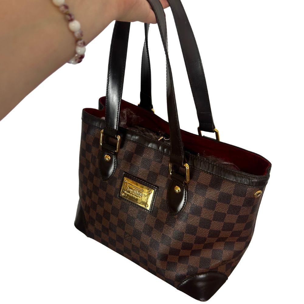 LOUIS VUITTON Damier Ebene Hampstead PM Tote