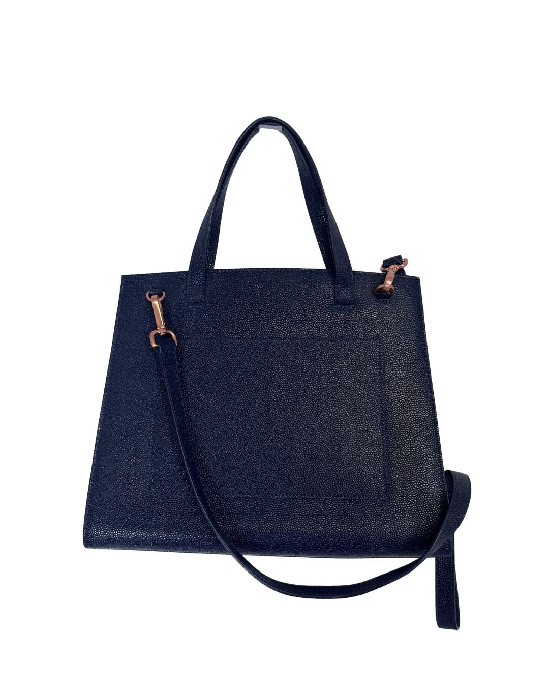 TED BAKER Aarilli Bow Blue Leather Handbag
