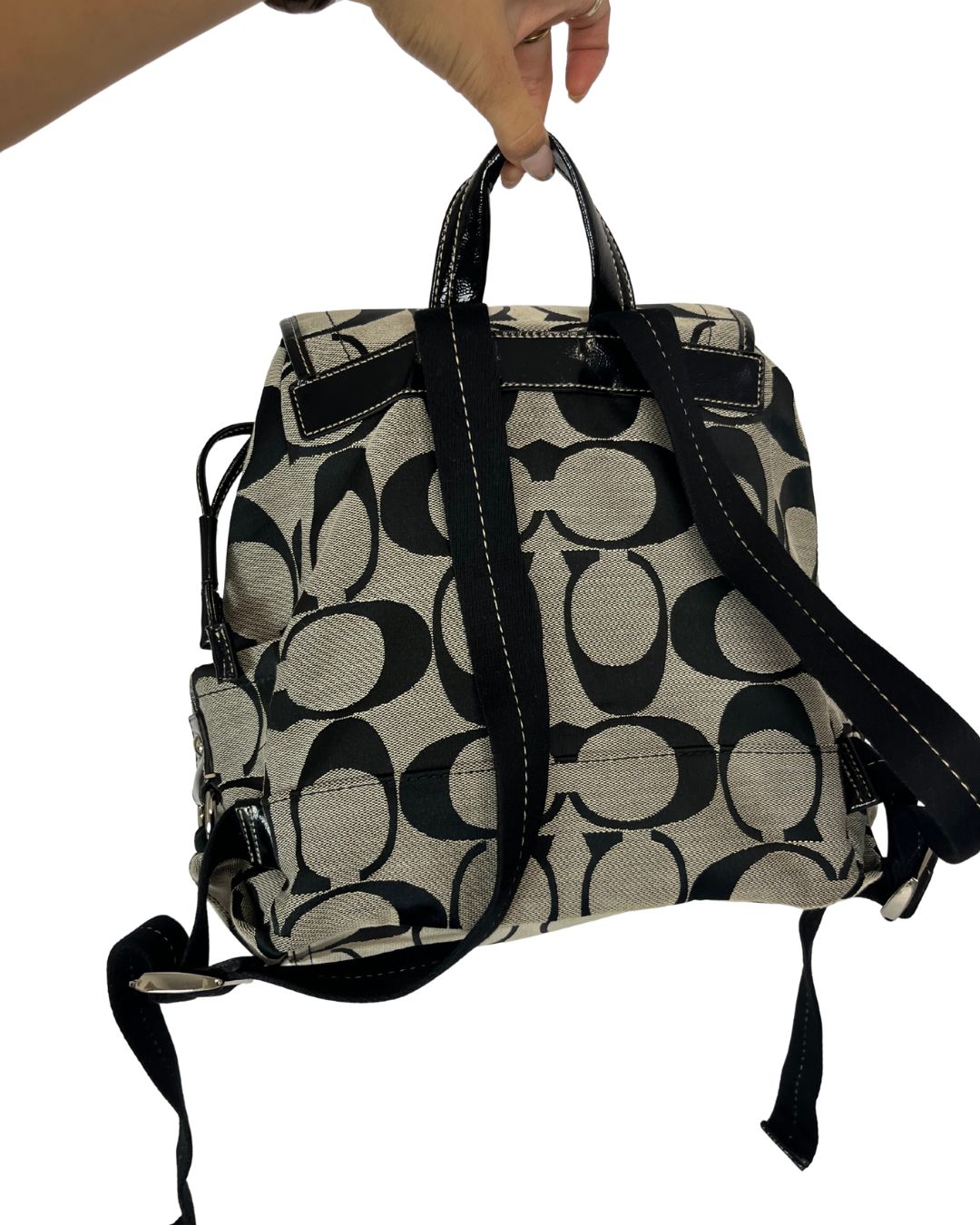 COACH Signature Canvas Backpack