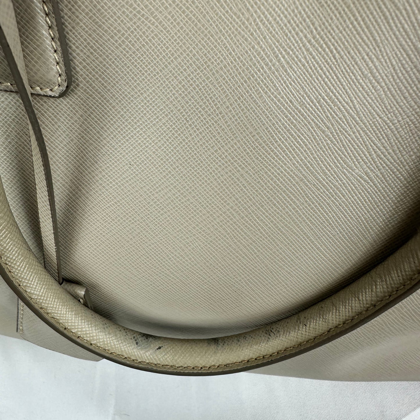 PRADA Galleria Beige Handbag