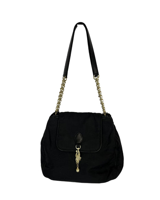 KIESELSTEIN CORD Black Nylon Shoulder Bag