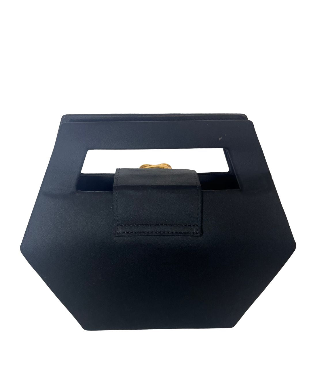 LANVIN Black Satin Handbag