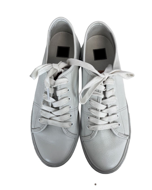 FRYE White Leather Sneakers (Size 7.5)