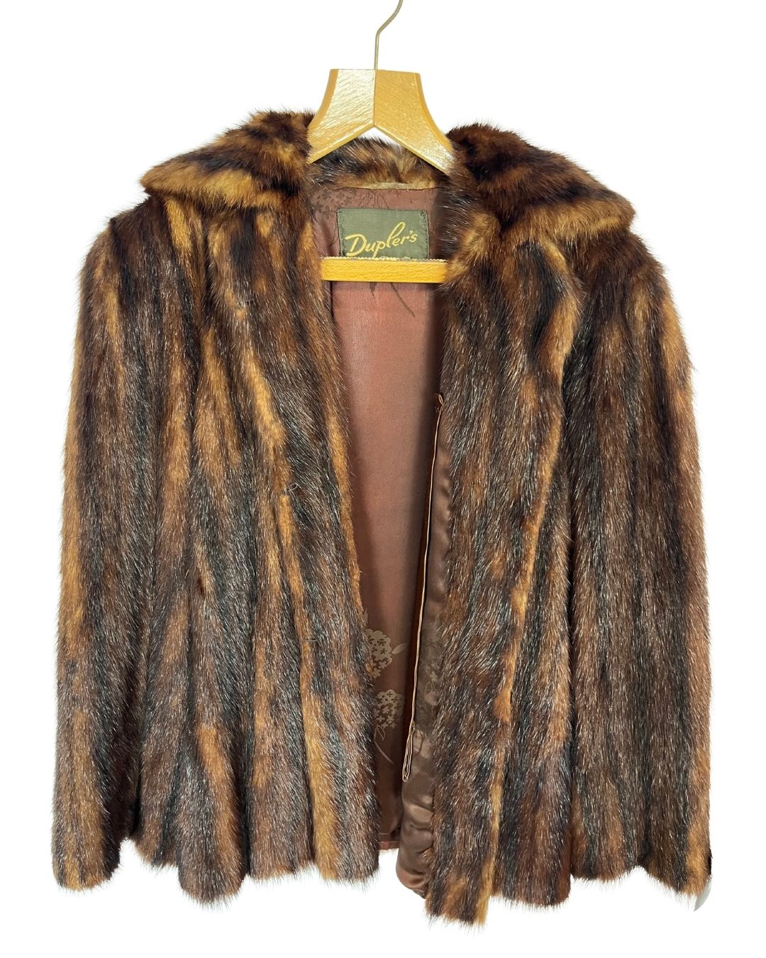 DUPLER'S Vintage Brown Fur Coat