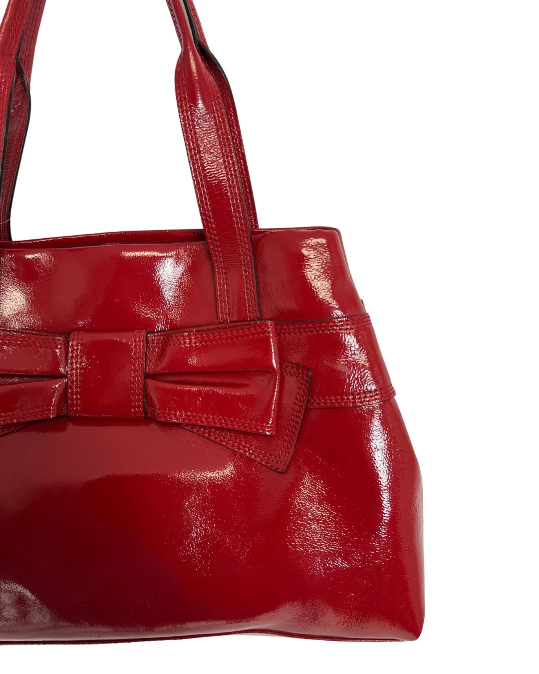 KATE SPADE Claverly Maryanne Red Bow Tote Bag