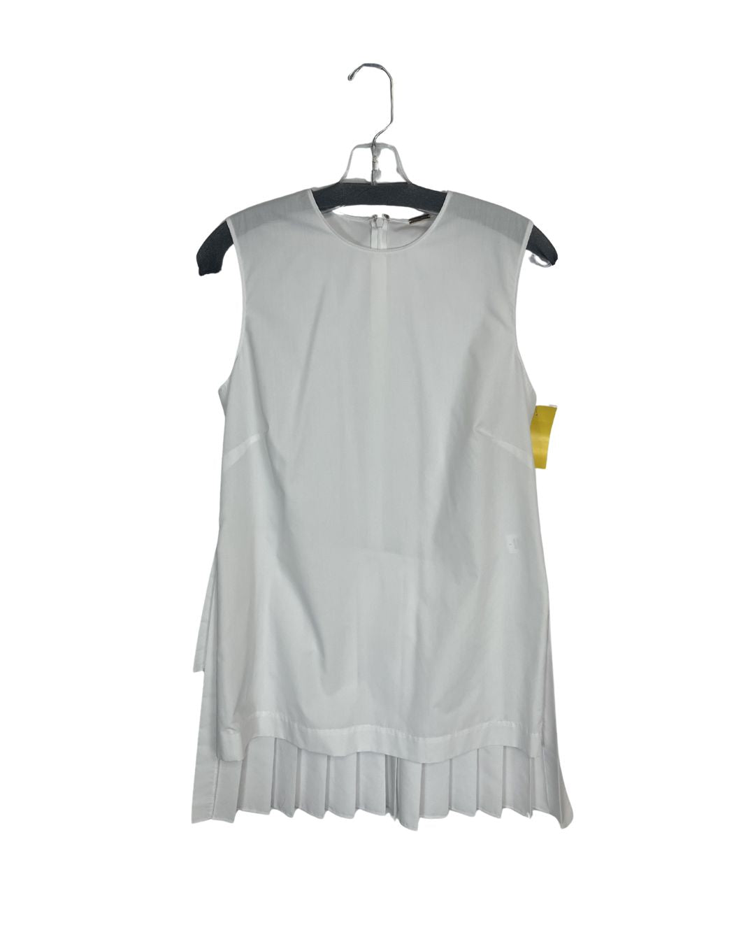 ADAM LIPPES White Pleated Skirt Dress (Size S)