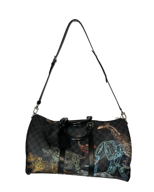 LOUIS VUITTON Keepall Bandouliere Travel Bag