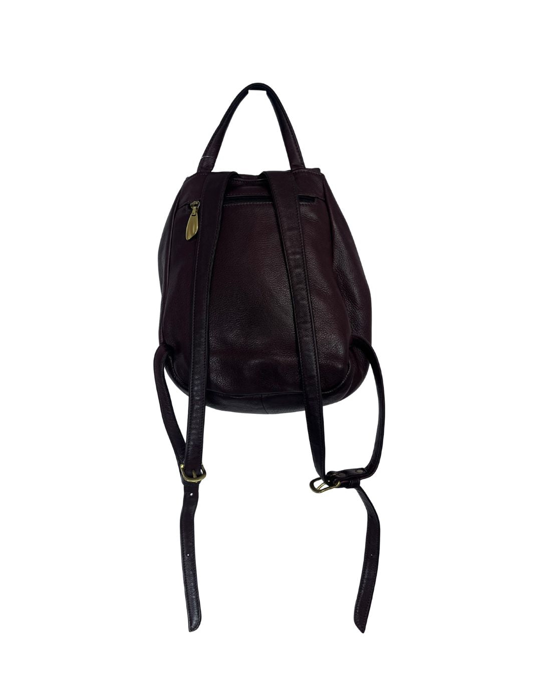 LIBAIRE Brown Leather Backpack