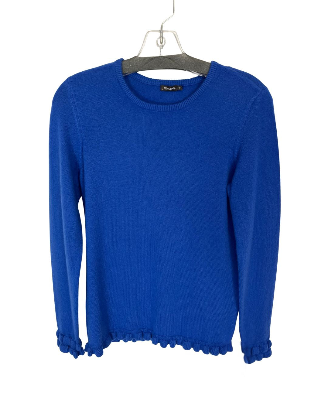 J. McLAUGHLIN Royal Blue Cashmere Sweater (Size XS)