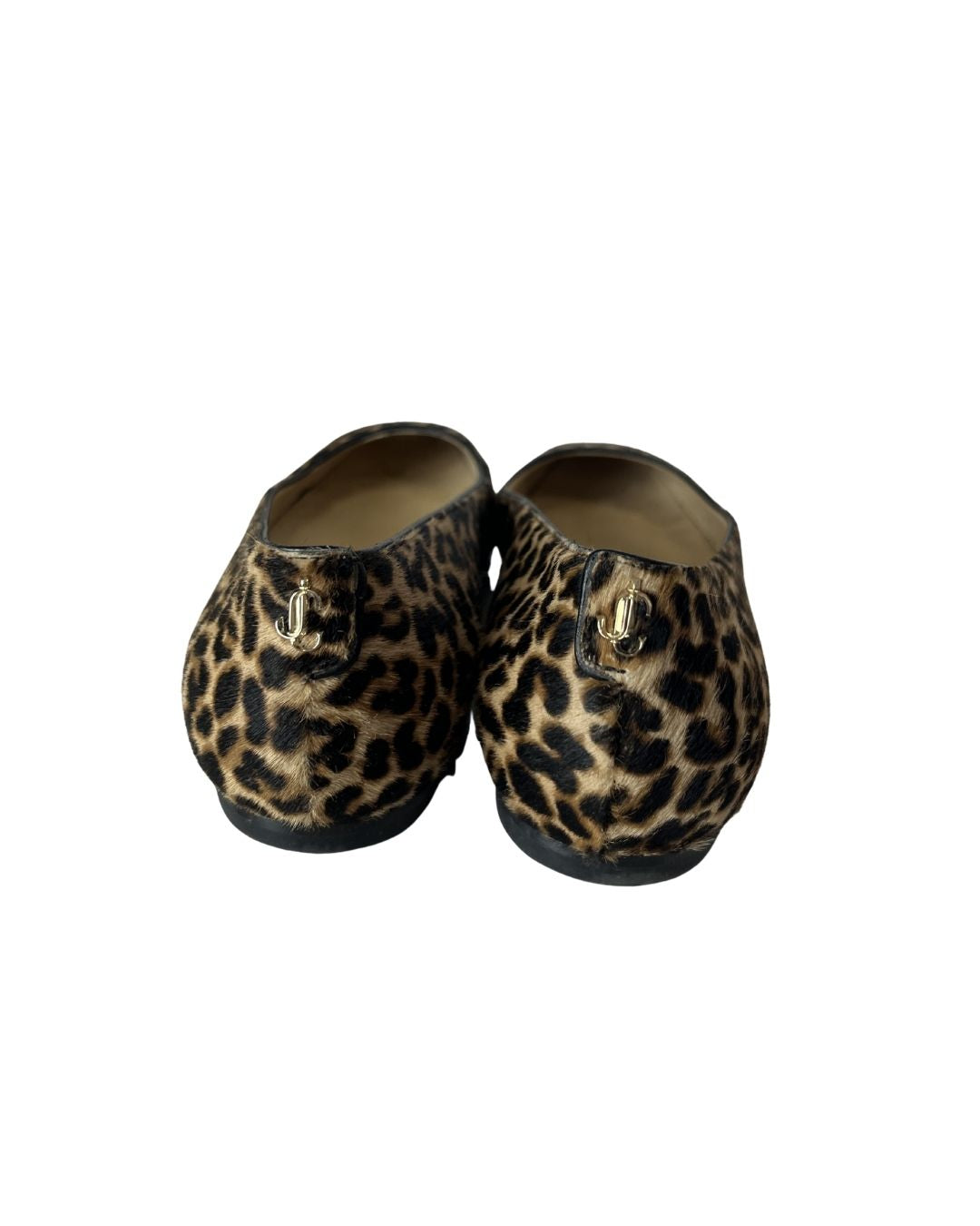JIMMY CHOO Leopard Print Ballet Flats (Size 6.5)