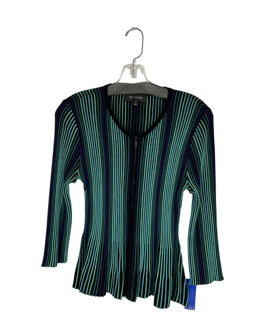 ST. JOHN Ribbed Knit Cardigan (Size S)