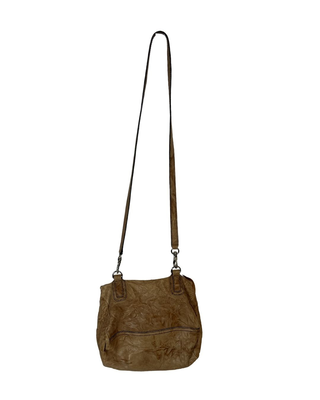 GIVENCHY Pandora Brown Leather Shoulder Bag