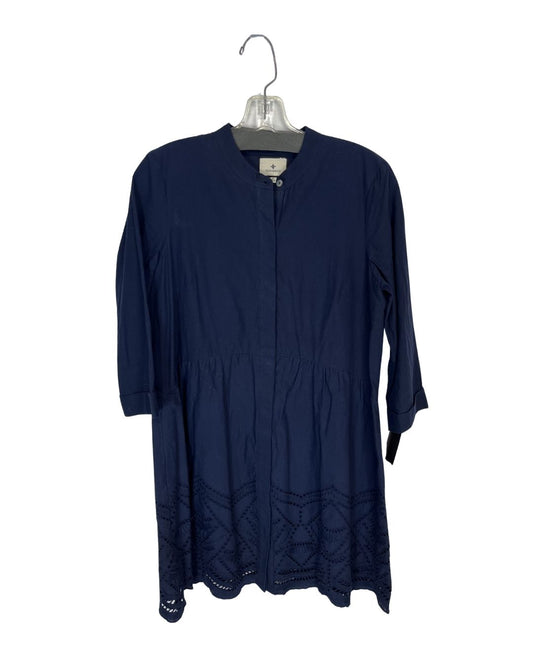 TUCKERNUCK Navy Cotton Dress (Size S)