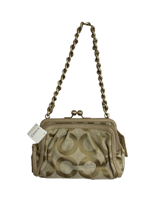 COACH Vintage Parker Op Art Kisslock Shoulder Bag Purse