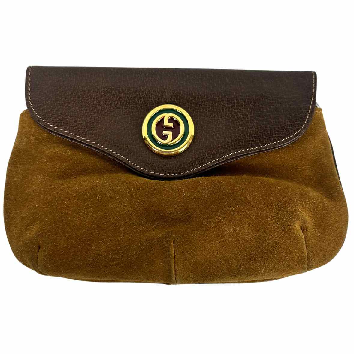 GUCCI Brown Clutch Purse