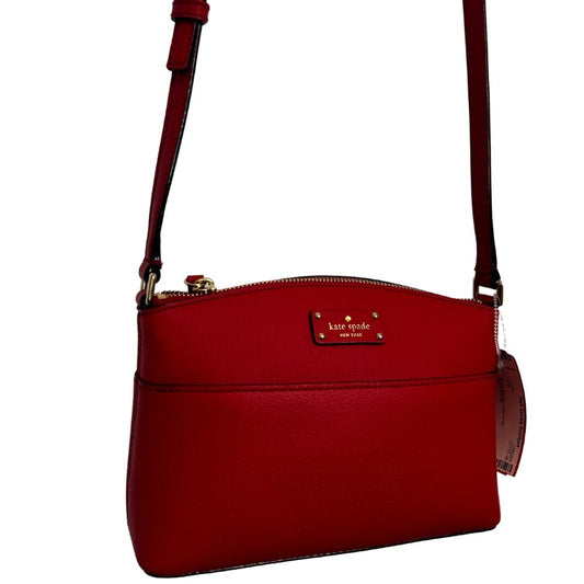 Kate Spade Small Red Leather Crossbody