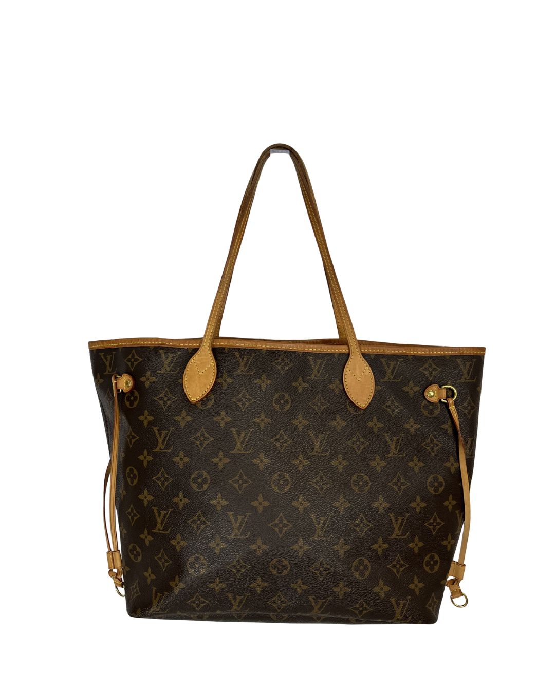 LOUIS VUITTON Brown MM Neverfull Tote Bag