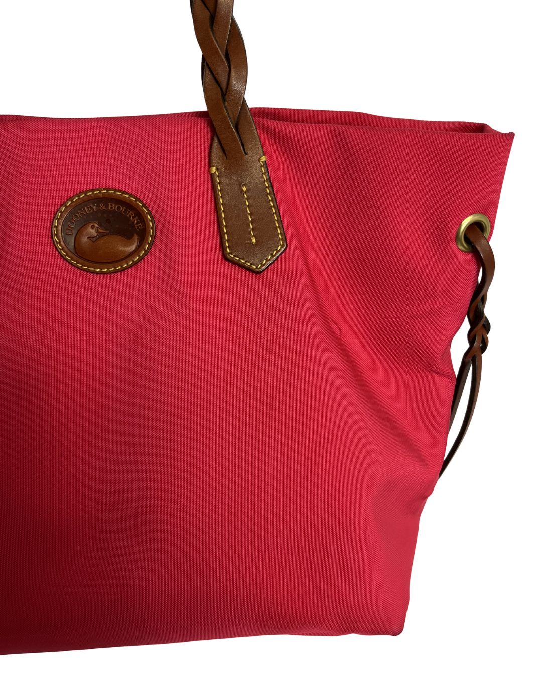DOONEY & BOURKE Red Nylon Shopper Tote Bag